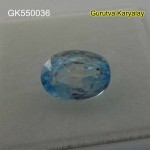 RATTI-4.82(4.37CT) LAB TESTED NATURAL BLUE ZIRCON BLUE ZIRCAN VENUS GEMS ZIRCON